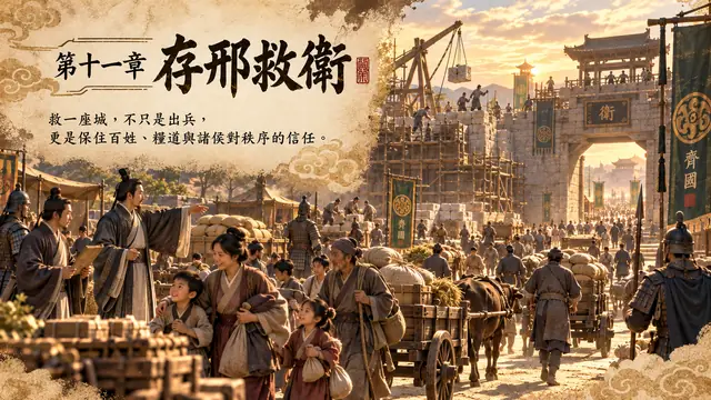 第十一章〈存邢救衛〉劇照